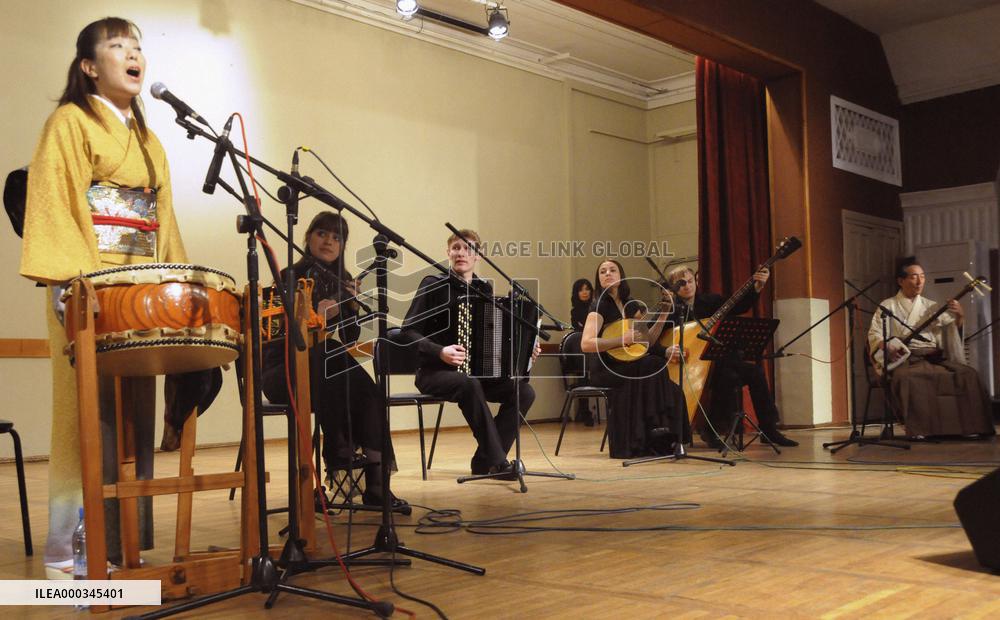 Tsugaru folk music played in Vladivostok