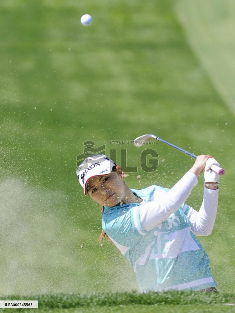 Yokomine at 10th at LPGA Kraft Nabisco Championship