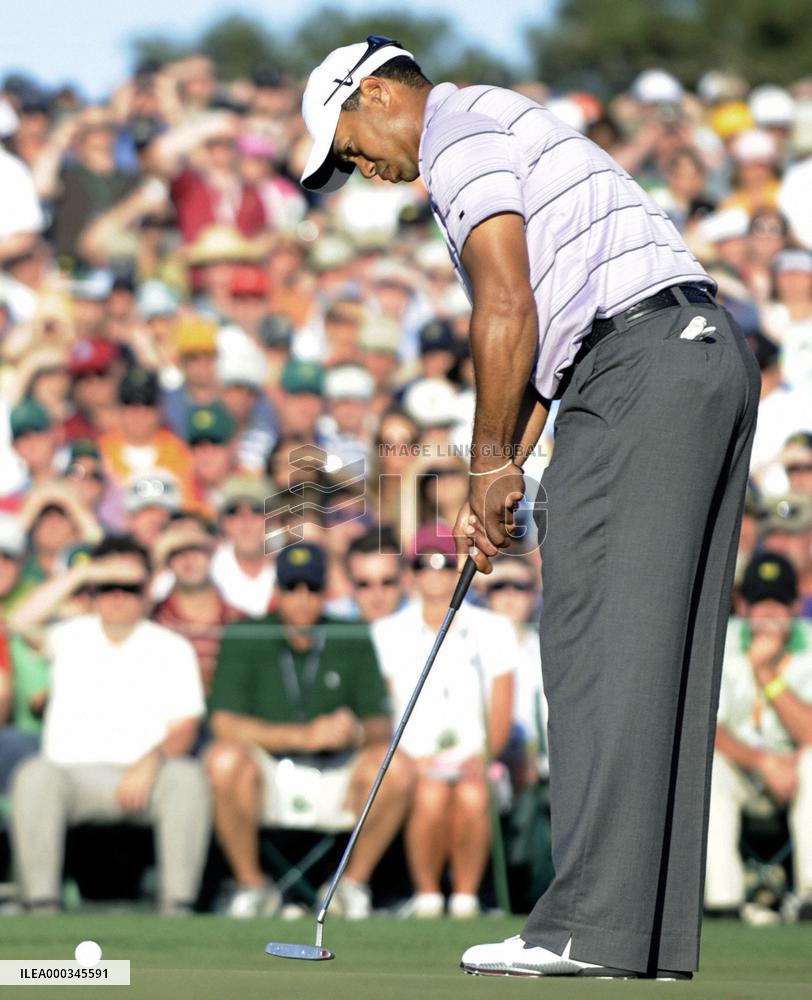 Woods tied for 3rd after 3 rounds at Masters