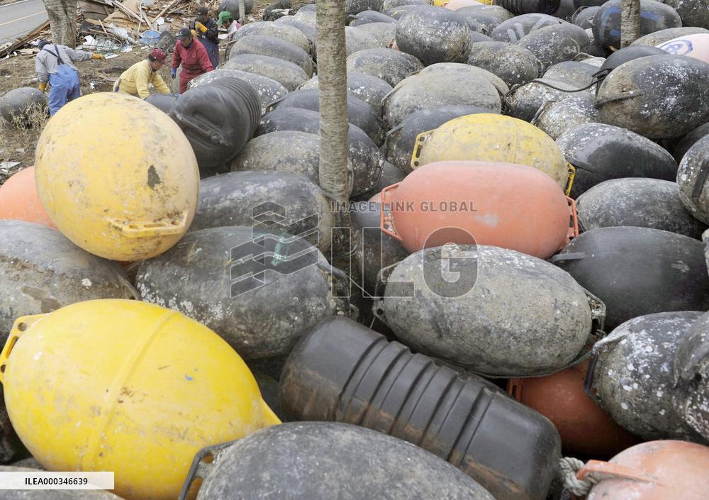 Recovering efforts in Ishinomaki