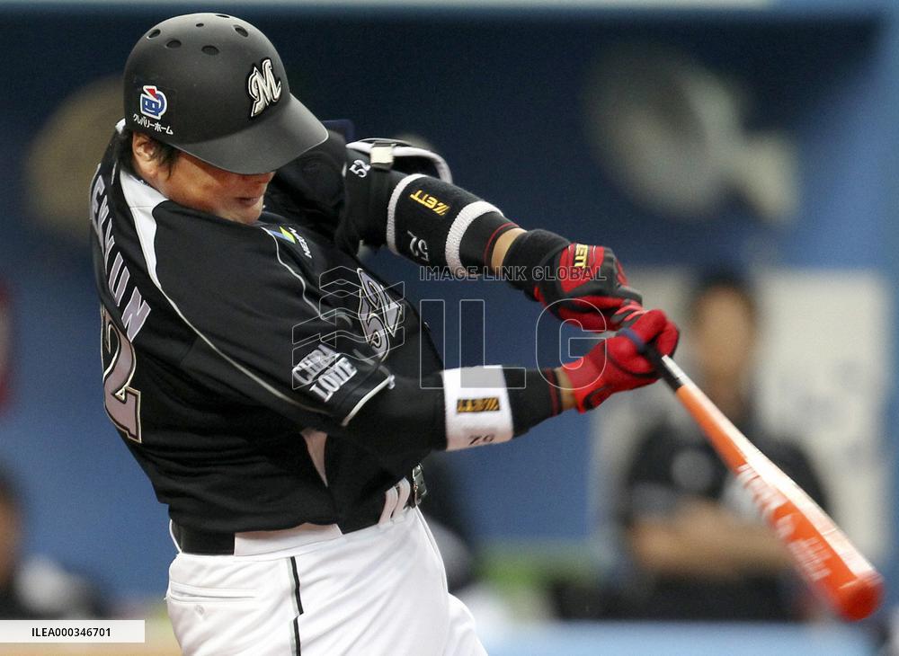 S. Korean slugger Kim hits 1st homer in Japan