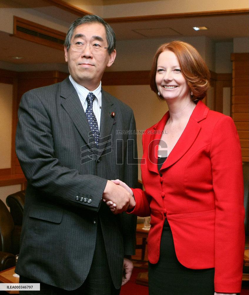 Australian Prime Minister Gillard in Japan