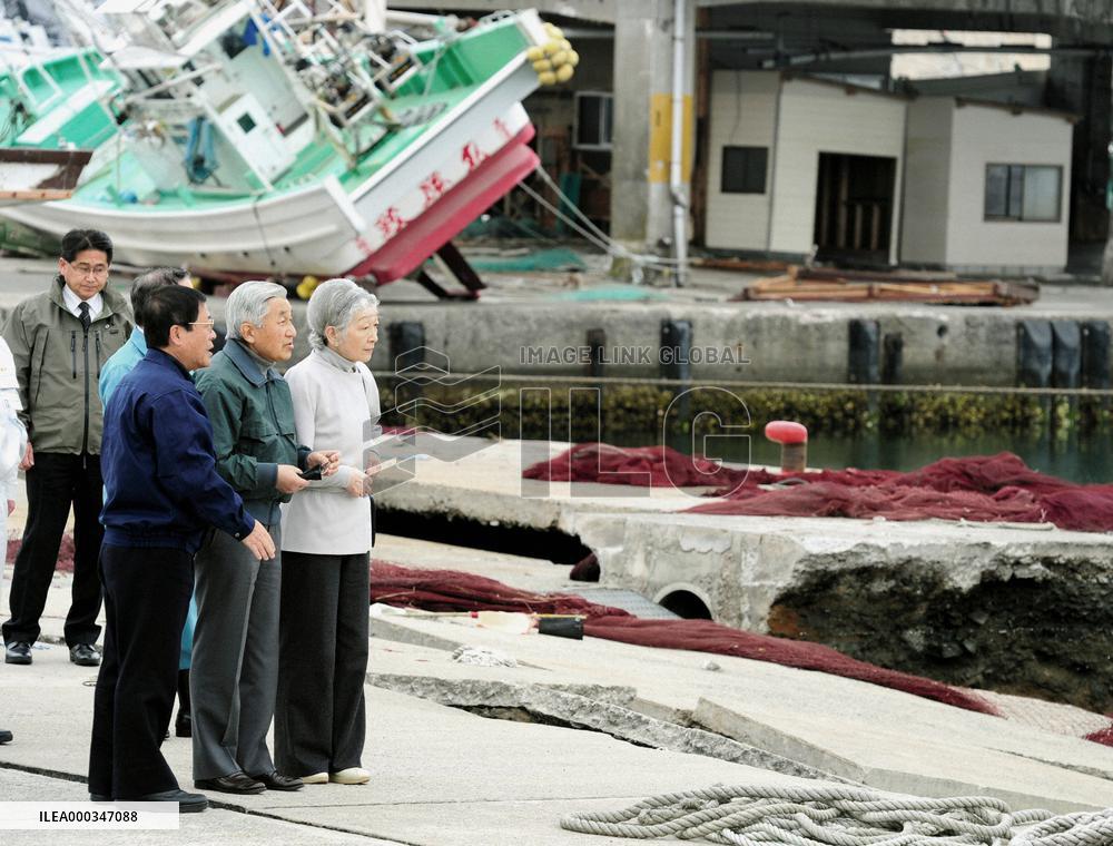 Radiation screening of cars leaving Japan