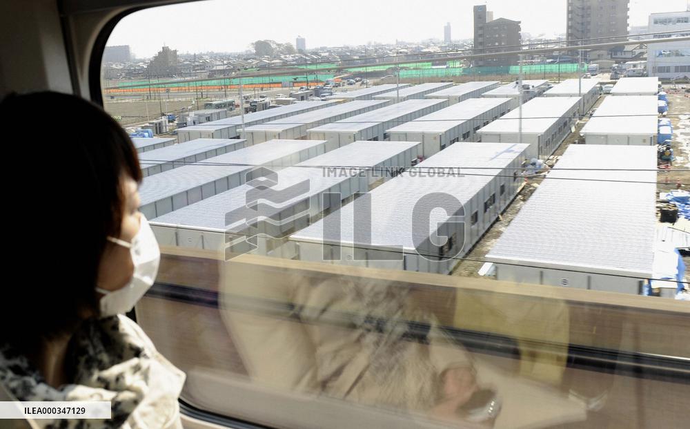 Tokyo-Sendai bullet train service resumed