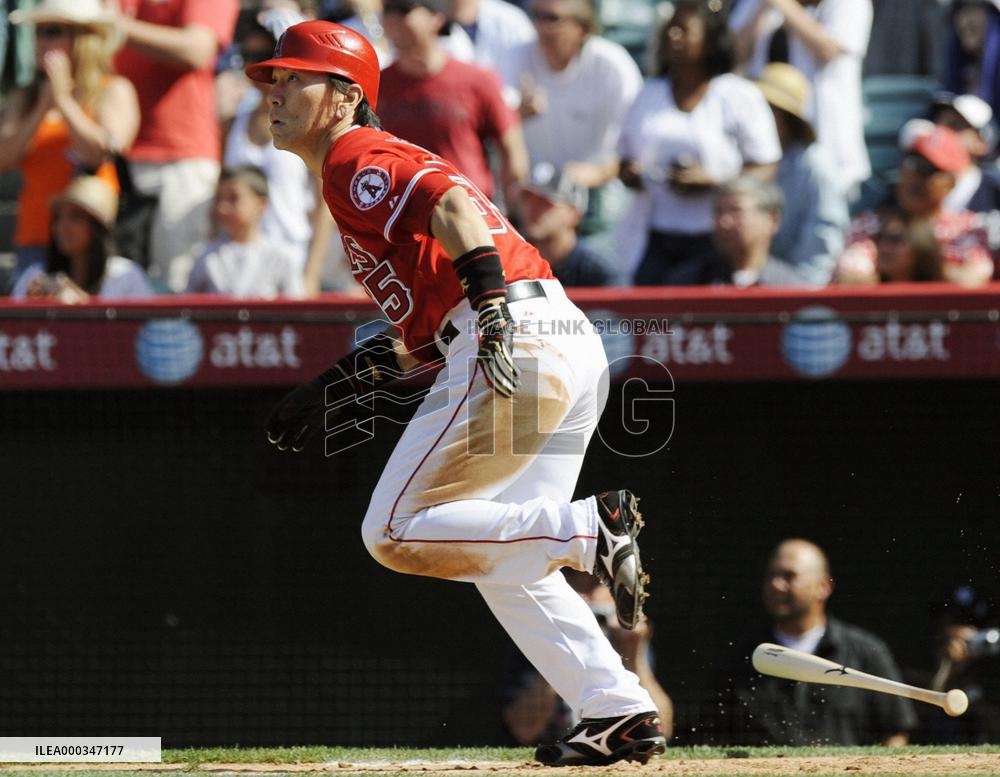 Matsui gets within 1 hit of 1,000 in MLB