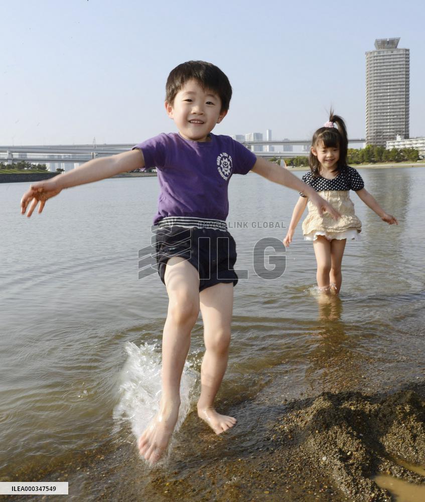 Summer-like day in Tokyo