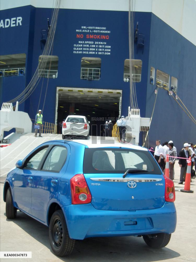 Toyota begins exporting vehicles from India to S. Africa