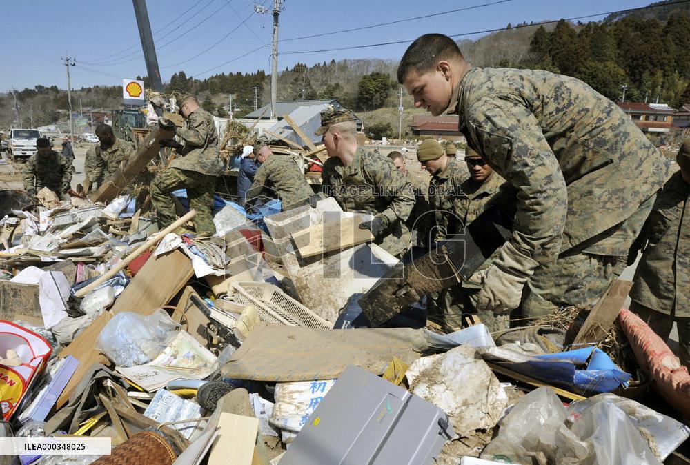 U.S. Marines complete relief mission on Oshima