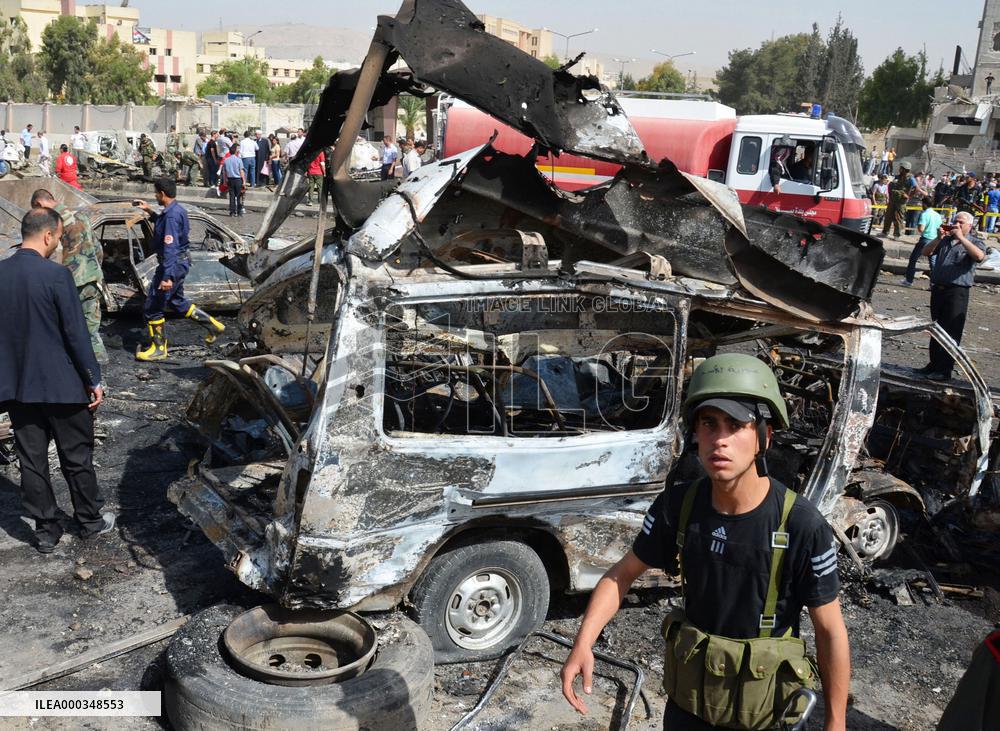 Bomb blasts in Damascus