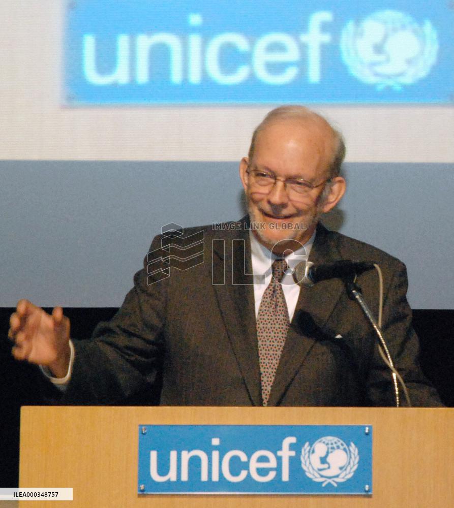 New UNCEF chief Lake in Tokyo