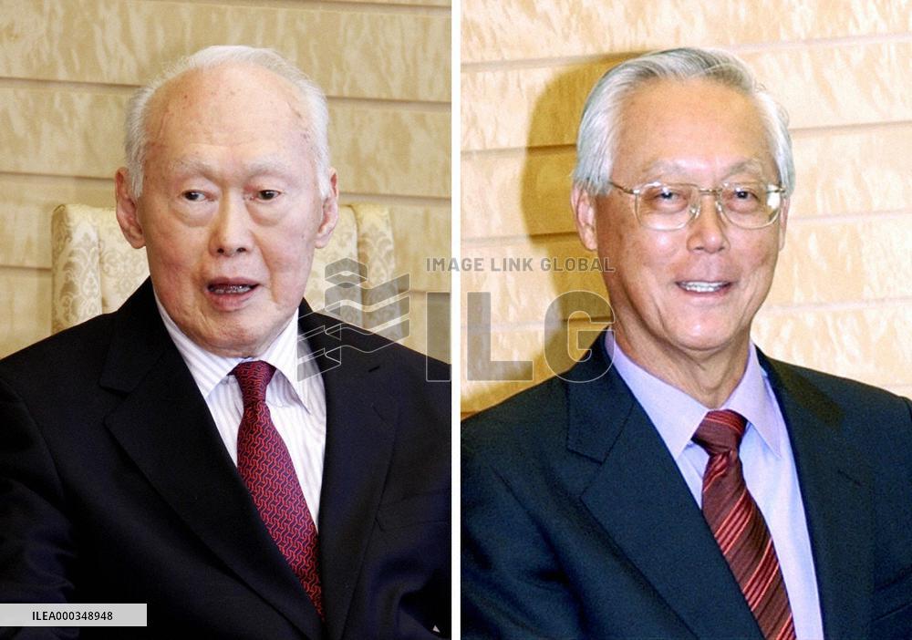Lee, Goh to leave Cabinet of Singapore