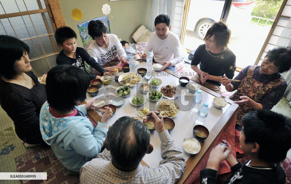 Evacuating from no-go zone near Fukushima plant