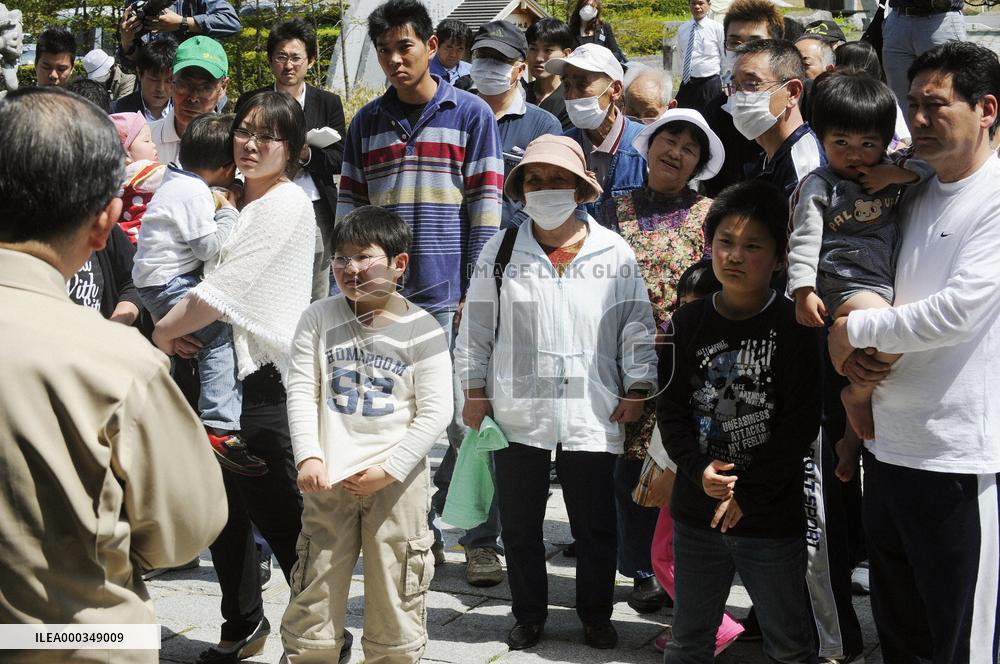 More Fukushima residents forced to evacuate