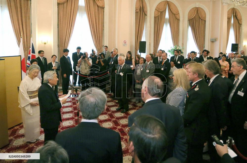 Emperor, empress convey gratitude to Britons
