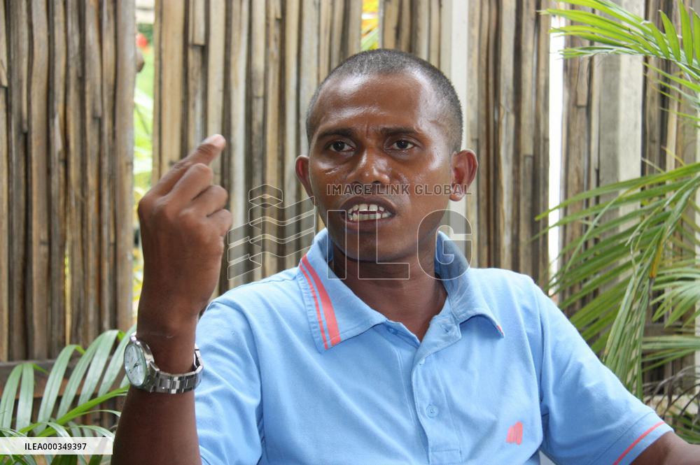 E. Timor guerrilla fighter's son