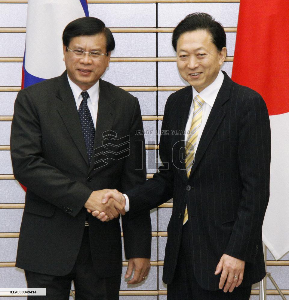 Japan, Laos share concerns over Thai political turmoil
