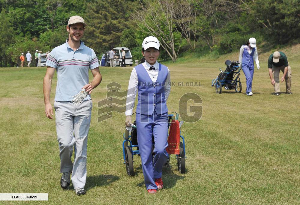 Golf competition in N. Korea