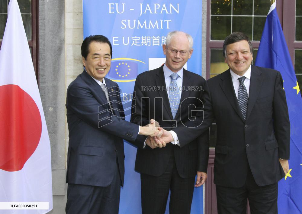 Japan-EU summit in Brussels