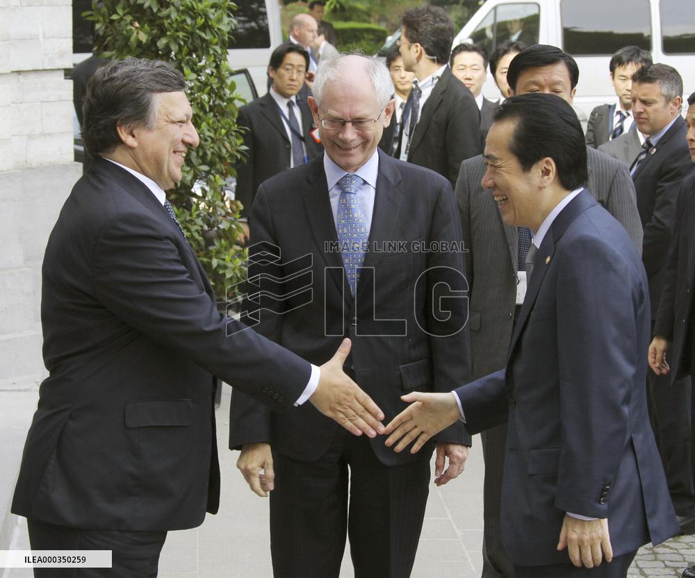 Japan-EU summit in Brussels
