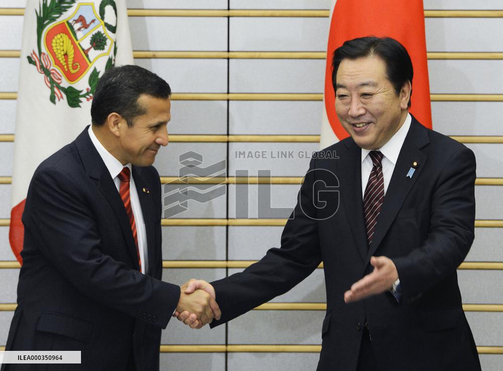 Peruvian President Humala in Japan