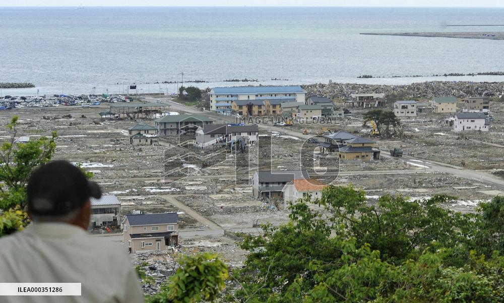 Tsunami-devastated area in Ishinomaki