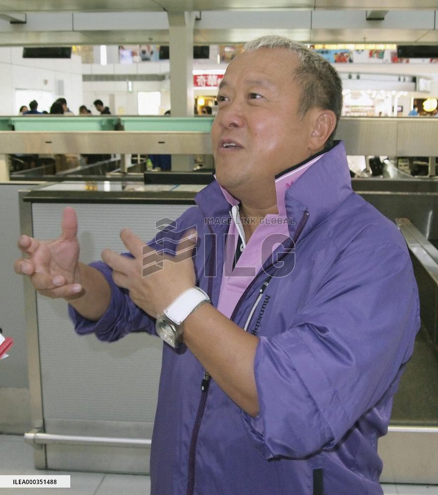 Hong Kong actor Tsang visits Japan