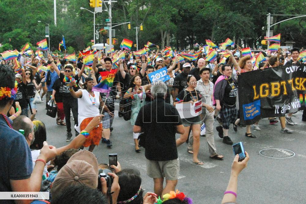 Gay parade in New York