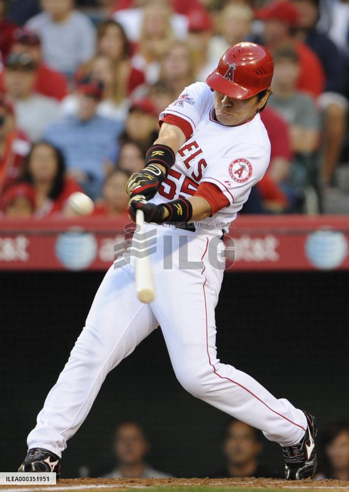 Angels' Matsui hits grand slam