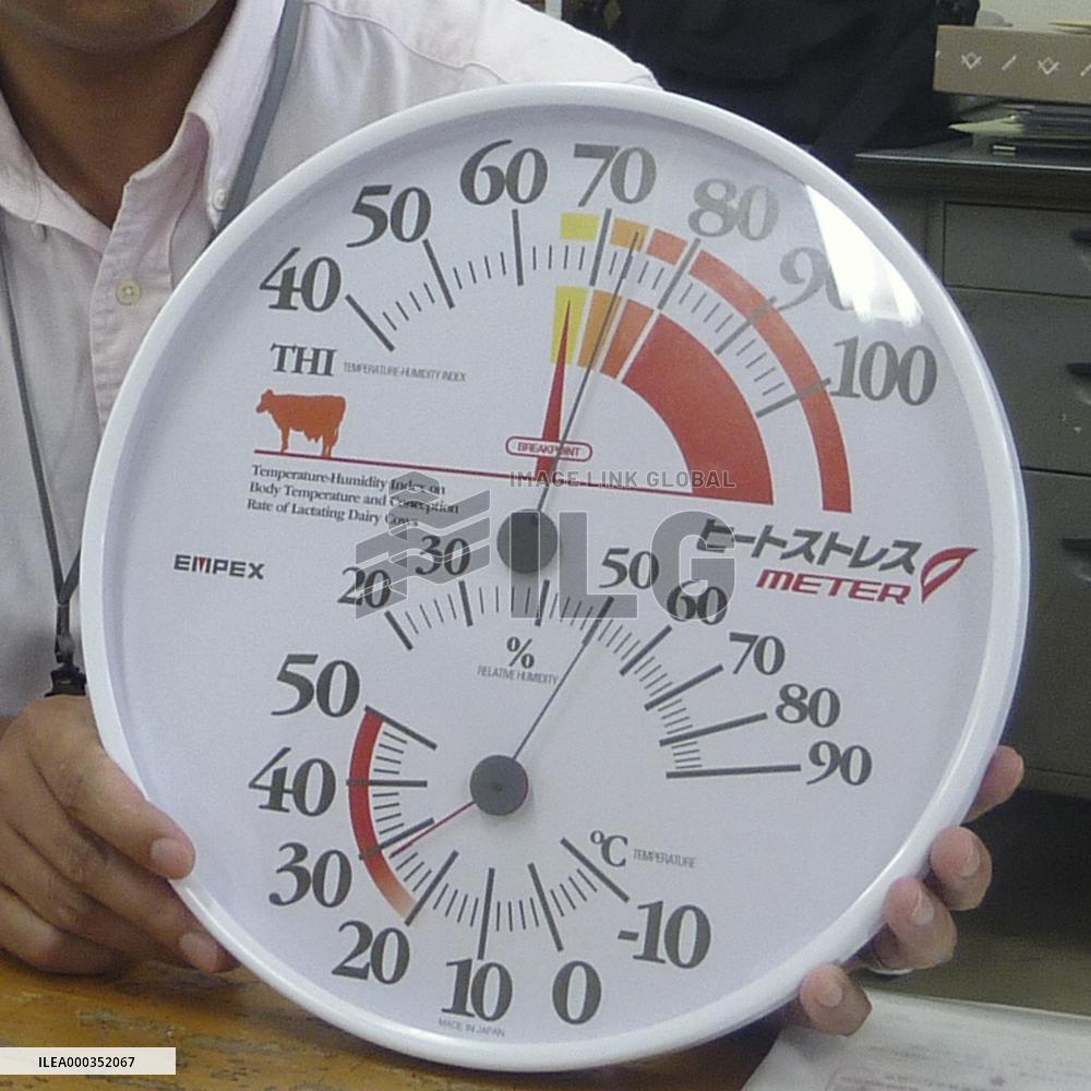 Heat stress meter for cattle