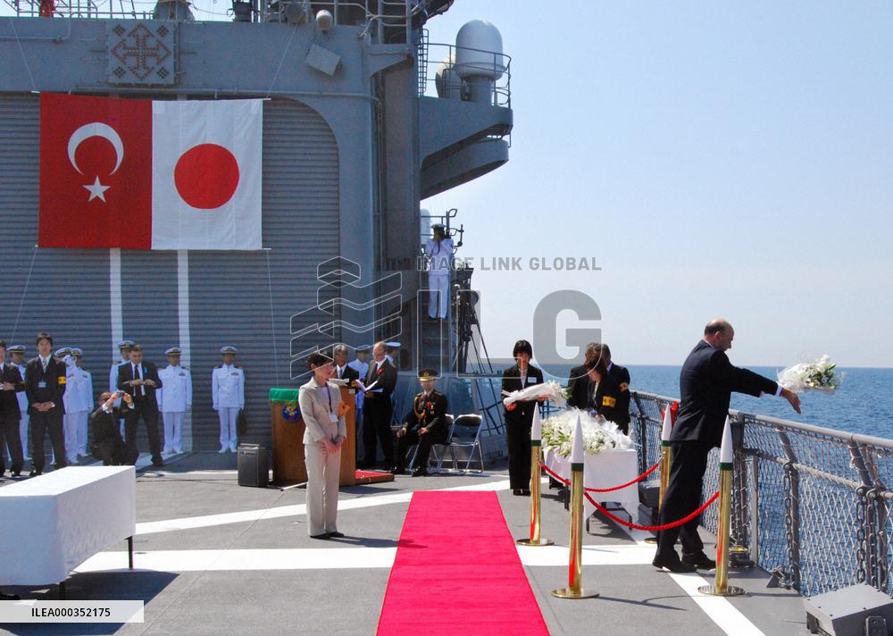 Commemoration of Turkish warship sinking