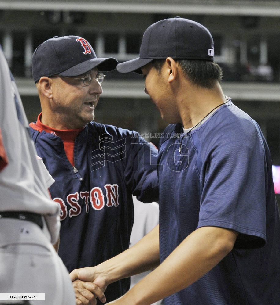 Red Sox's Matsuzaka earns 150th win in combined career