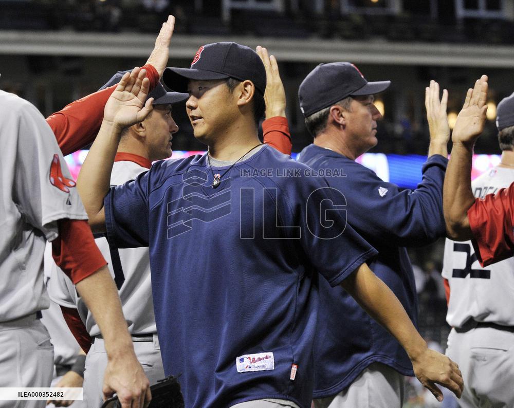 Red Sox's Matsuzaka earns 150th win in combined career