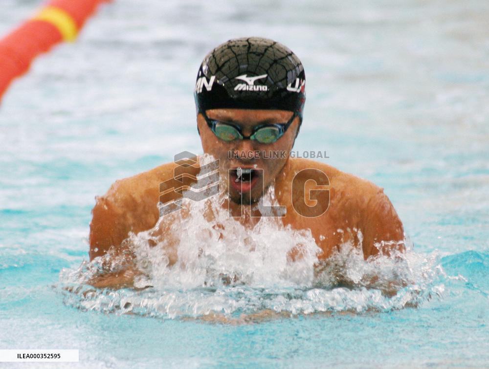 Kitajima wins in 100-meter breaststroke in Barcelona
