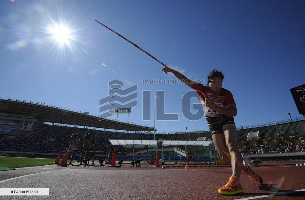 Murakami retains Asian javelin title