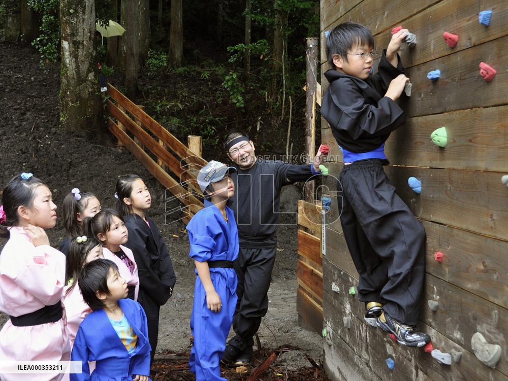 Ninja training theme park