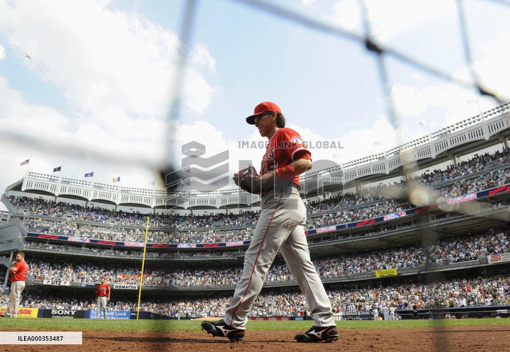 Angels' Matsui blasts homer vs Yankees