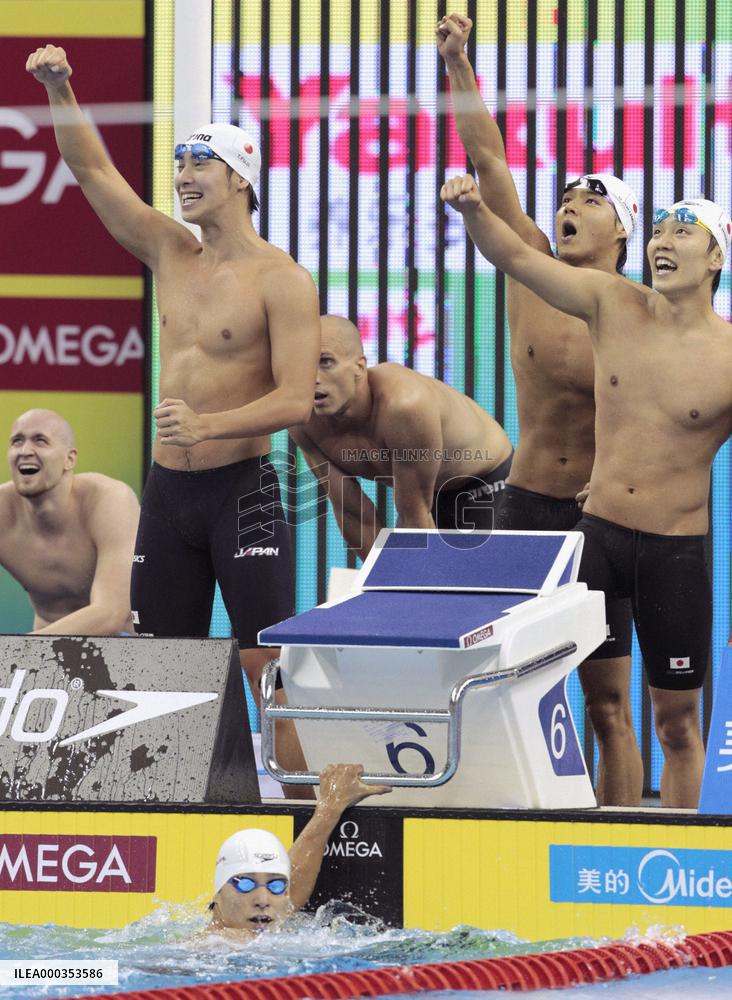 Japanese men's relay team qualify for London Olympics