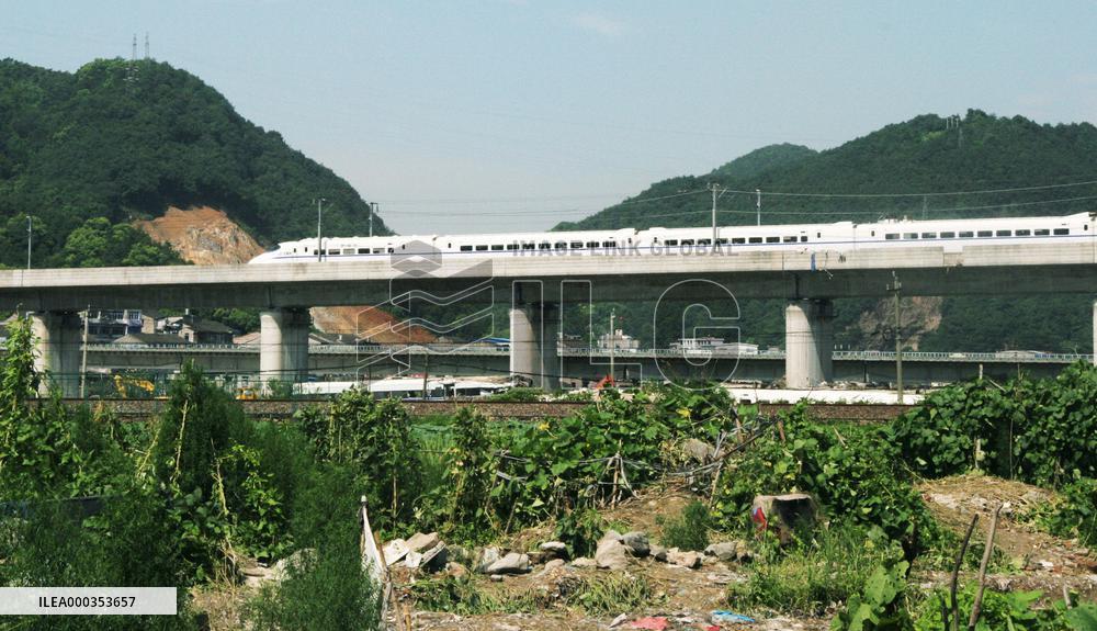 Bullet train collision in China