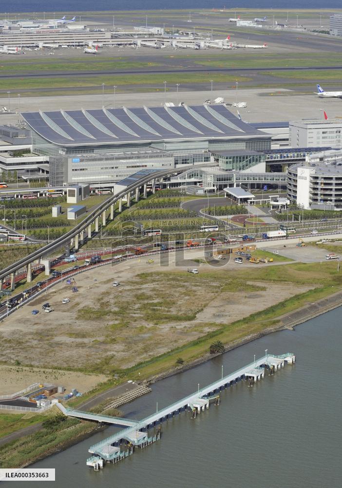 Pier near Haneda airport