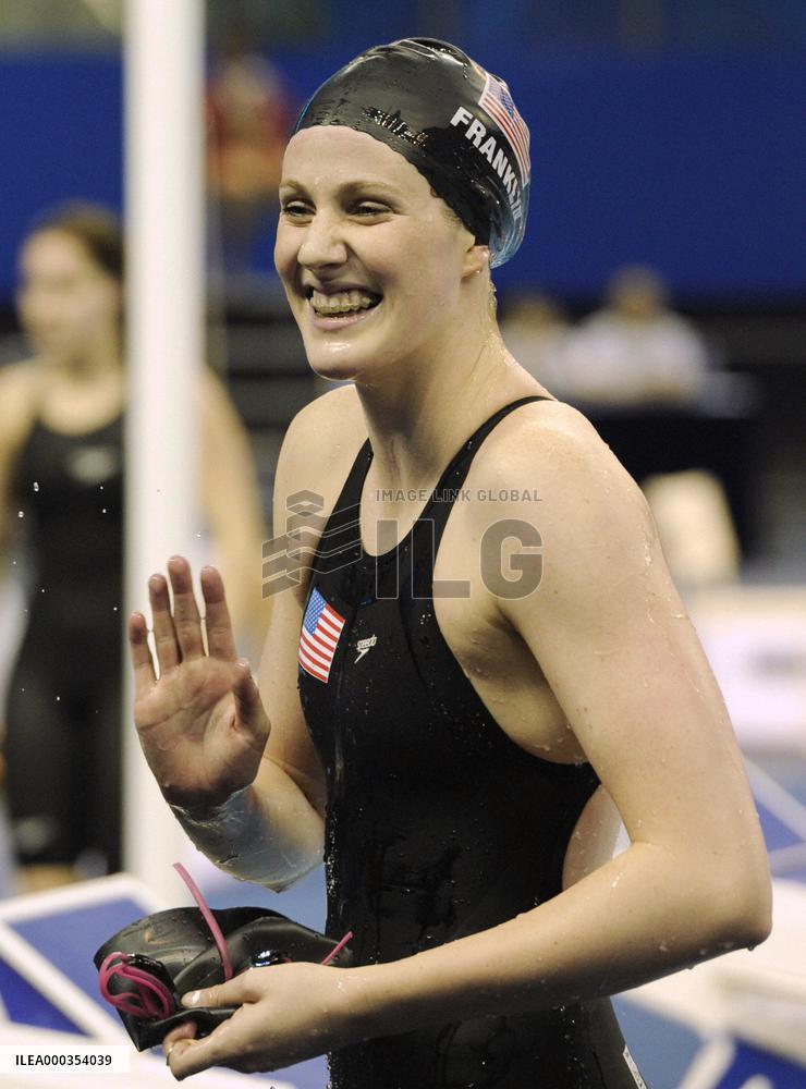Franklin wins women's 200 backstroke
