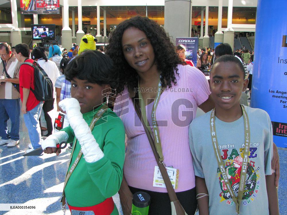 U.S. boys with serious illness at anime expo