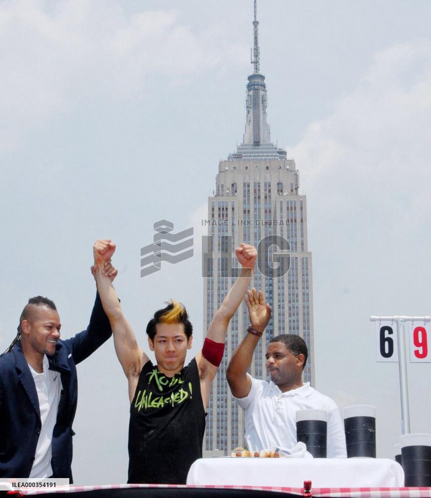 Ex-hot dog eating champ Kobayashi