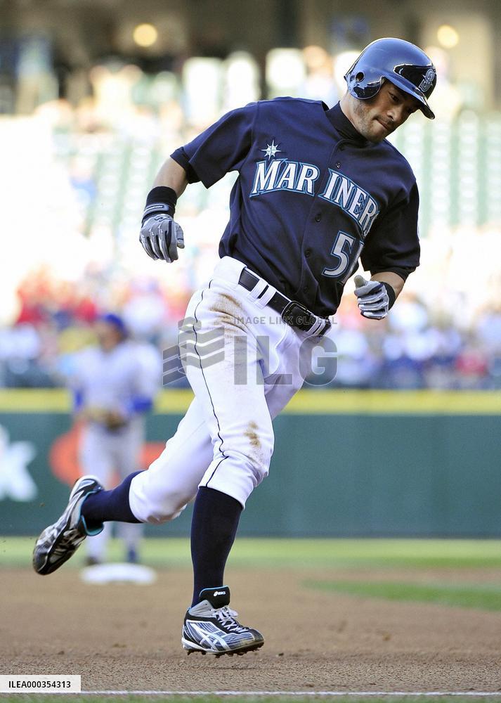 Seattle Mariners' Ichiro 1-for-5 against Kansas City Royals