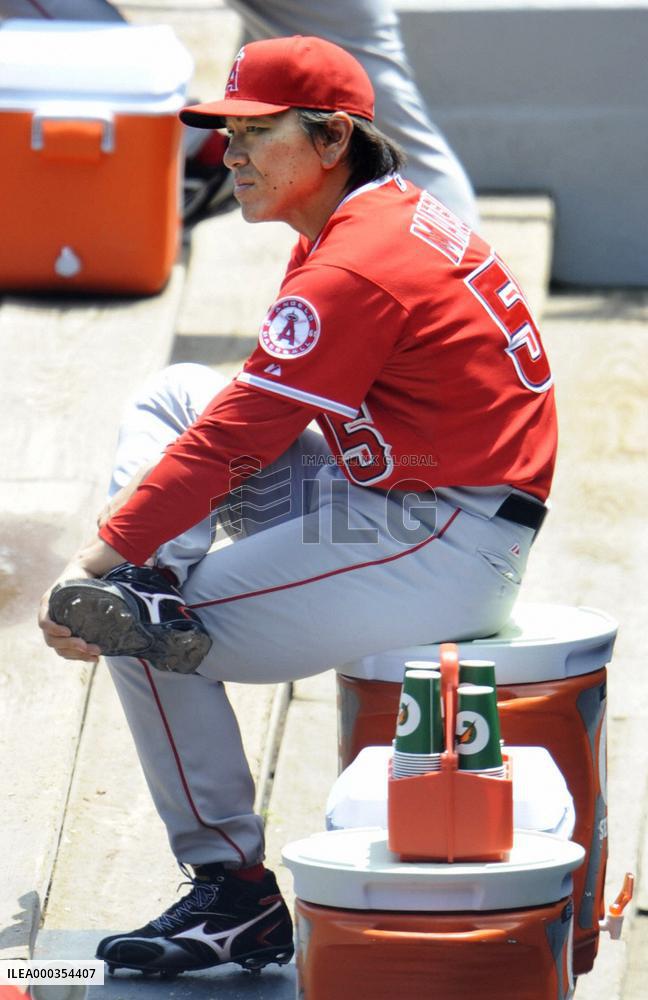Angels' Matui stays in dugout