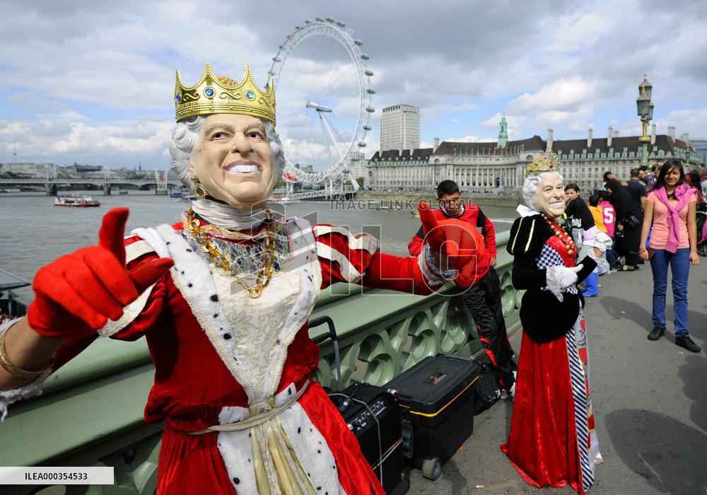 London 1 year before Olympics