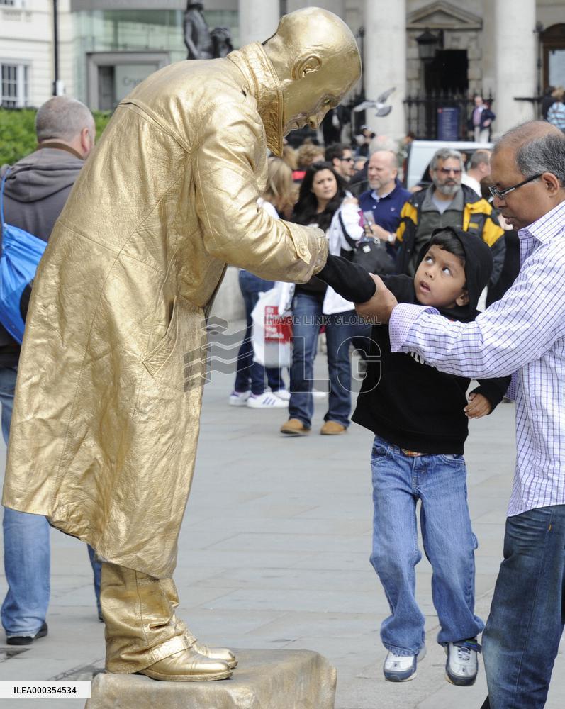 Trafalgar Square in London