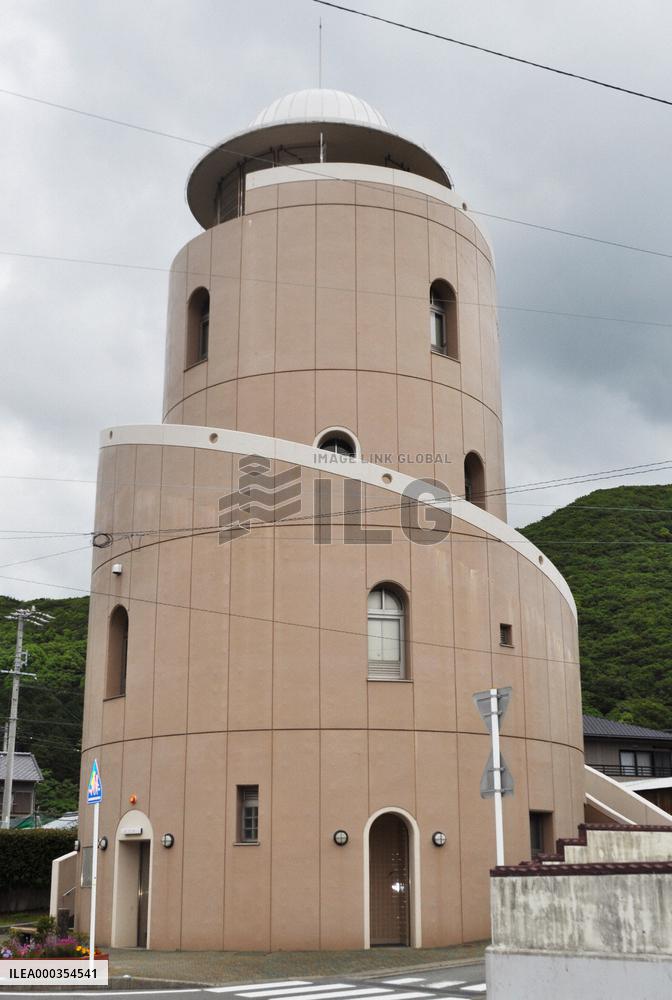 Tsunami evacuation tower in Mie Pref.