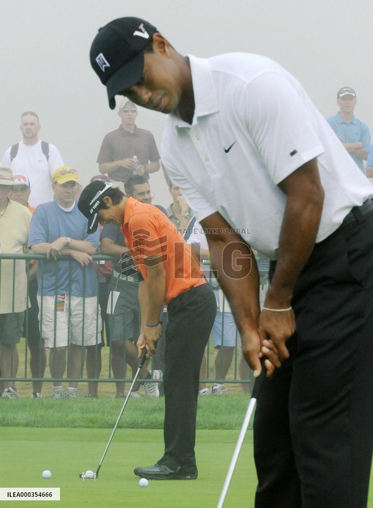 Woods prepares for PGA Championship