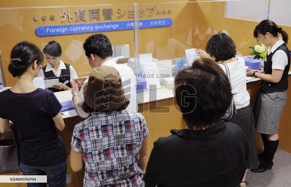 Forex counters crowded amid strong yen