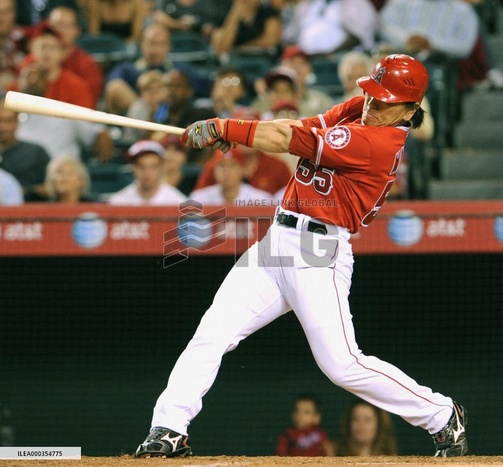 Angels' Matsui 4-for-4, including homer, against Blue Jays